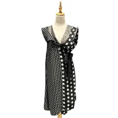 JUNYA WATANABE(ジュンヤワタナベ) 26SS Polka Dot Lace Asymmetrical Camisole Dress ドット レース アシンメトリー キャミソール ワンピース JQ-O021 M コムデギャルソン シアーのサムネイル