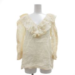 新品 タグ付き【maison celon】chiffon tie blouse - メルカリ