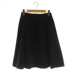 フォクシーニューヨーク FOXEY NEW YORK タックフレアスカート ロング 38 ブラック 39418 /MY ■OSのサムネイル