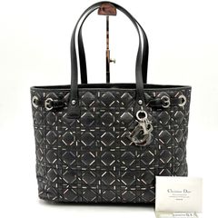 美品 Dior ディオール パナレア カナージュ バッグ A4 トート 大容量