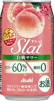 チューハイ アサヒ Slat 白桃サワー 缶 350ml 24本 1ケース 父親 誕生日 プレゼント 父の日 ギフトのサムネイル