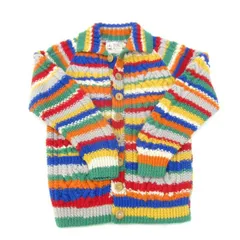 INVERALLAN インバーアラン 3A-Assorted ポロ襟カーディガン SIZE:34 レディース □UF4501のサムネイル