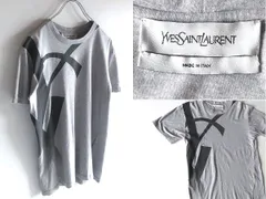 Yves Saint Laurent イヴサンローラン YSL グラデーション ビッグロゴプリント Tシャツ 半袖 カットソー S イタリア製 国内正規品のサムネイル