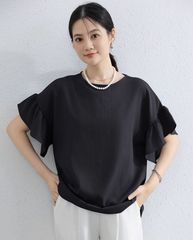 7/2までの出品 グリーンレーベルリラクシング フリルトップス - メルカリ