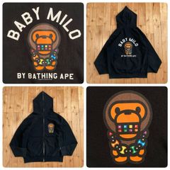 a bathing ape マイロ モノグラム フルジップパーカー ブラウン マイロ モノグラム パーカー Sサイズ a bathing ape BAPE STA milo