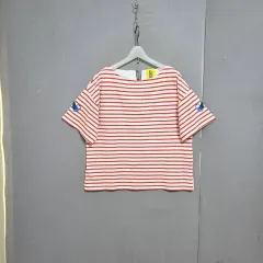 LUCKY CHOUETTE ボーダー柄 Tシャツ FF n5519