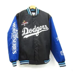 JH Design ジェイエイチデザイン LOS ANGELES DODGERS 8-TIME WORLD SERIES CHAMPIONS POLY TWILL JACKET SIZE:S メンズ □UF4555