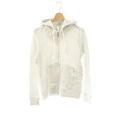 シーグリーン Seagreen BIG WAFFLE HOODIE パーカー ニット M ホワイト グレー /ES ■OSのサムネイル