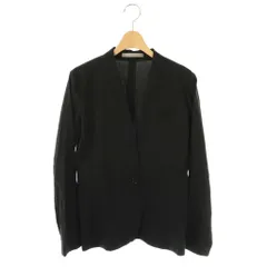 セオリーリュクス theory luxe RUTH C CRUNCH ノーカラージャケット カラーレスジャケット 38 ブラック /DF ■OSのサムネイル