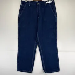 古着 カーハート Carhartt デニム パンツ デニム ペインターパンツ 大きいサイズ ワークパンツ ワンポイント W38×L28  ブルー系 メンズのサムネイル