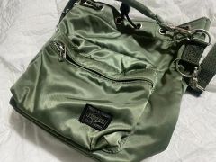 PORTER ポーター バルーンサック 2WAYバッグ ブラック カーキ 巾着 
