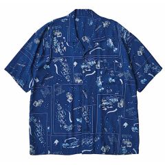 初期porterclassicポータークラシック刺し子 ショーツ オールドブルー