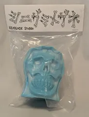 HEAD LOCK STUDIO Little Chop Design シニガミメガネ 水色成型/白塗装