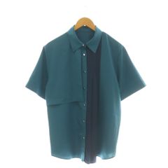 HARE ショート丈 半袖シャツ ネクタイ付き ブルー - メルカリ