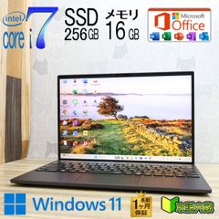 富士通 ノートパソコン SSD メモリ16GB Win11 オフィス A68 - メルカリ