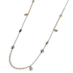 極美品 ダミアーニ ダミアニッシマ ロングネックレス シルバー 