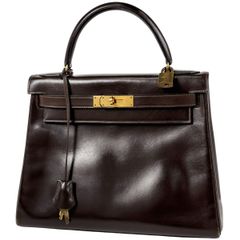 HERMES エルメス バーキン 40 ダークブラウン ◯X刻印 - メルカリ