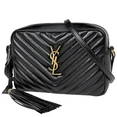 サンローランパリ SAINT LAURENT PARIS ルー カメラバッグ ショルダーバッグ レザー ブラック 574494 レディース 【中古】のサムネイル