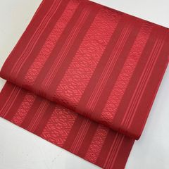 V3213 ○高級 正絹 本場筑前博多織 松葉仕立て 全通 名古屋帯 - メルカリ
