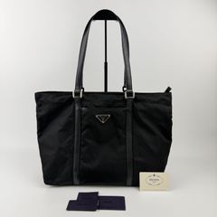 未使用級✨PRADA プラダ 三角ロゴプレート トートバッグ BR3257 黒