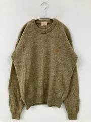 TRUSSARDI トラサルディ ニット/セーター カーキ ウール・ニット 無地 ワンポイント クルーネック(丸首) 長袖 ミドル丈 メンズのサムネイル