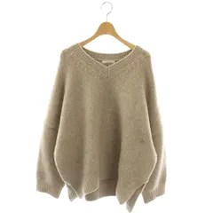 プラージュ Plage Fluffy Yarnプルオーバー ニット セーター 長袖 グレージュ /HK ■OSのサムネイル