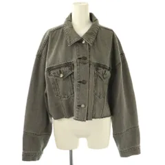 グレースクラス GRACE Class 23AW クロップドデニムジャケット カットオフ 36 グレー /HK ■OSのサムネイル