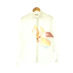 メゾンキツネ MAISON KITSUNE 長袖シャツ コットン L ホワイト /HK ■OS のサムネイル