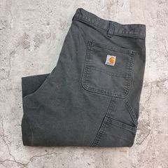 Carhartt ダック地 ペインターショーツ ブラック - メルカリ
