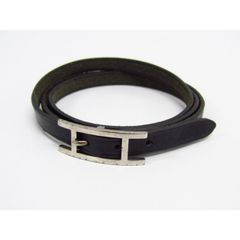 HERMÈS アピベルト ブラック・ブルージーン リバーシブルベルト 70
