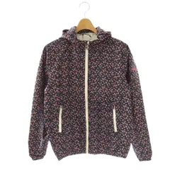 エーグル AIGLE 総柄ナイロンジップアップブルゾン ジャケット 162 紺 /NR ■OS ■SHのサムネイル
