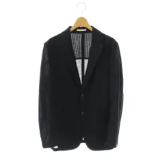 メンズメルローズ MEN'S MELROSE トラベストハンドトゥース エアリージャケット 3 紺 ネイビー /SS ■OS ■Aのサムネイル