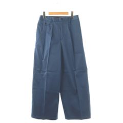 MUJI Laboコットンキャンバス タックバレルパンツ スモーキーパープル
