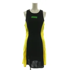 ガニー GANNI T3377 Jersey tennis dress ワンピース 36 黄色 イエロー 黒 ブラック /AQ ■OSのサムネイル