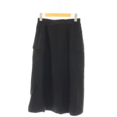 ヴィヴィアンタム VIVIENNE TAM 25SS カーゴスカート イージースカート セミフレア 38 ブラック /ES ■OSのサムネイル