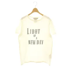レミレリーフ REMI RELIEF HARD SP加工 20/-天竺BIGサイズTシャツ カットソー 半袖 L オフホワイト ブラック /DO ■OSのサムネイル