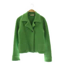 ジェイ&エムデヴィッドソン J&M Davidson ウールショートジャケット アウター ニット 黄緑 /NR ■OSのサムネイル