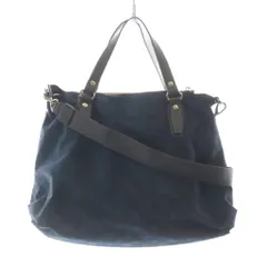 ラシット RUSSET 2WAYトートバッグ bicolor handle ショルダーバッグ ハンドバッグ 青のサムネイル