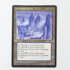 MTG カープルーザンの森/Karplusan Forest 初版 - メルカリ