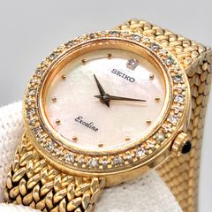 SEIKO セイコー エクセリーヌ ダイヤベゼル 5A50-5200 腕時計 - メルカリ