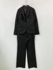LES MUES レミュー セットアップ 9(M) ブラック 無地 シングル レディース