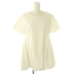 ジェンヌ JENNE 25SS JENNEクールバルーンTシャツ カットソー 半袖 チュニック S 白 sty25ss-tp43 /NR ■OSのサムネイル