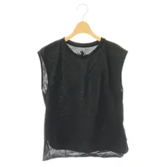 グレースクラス GRACE Class 25SS バックロゴ刺繍ノースリーブ Tシャツ 36 ブラック /MY ■OSのサムネイル