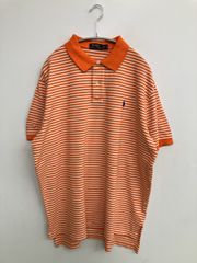 A BATHING APE ラガーシャツ 半袖 ボーダー ロゴ - メルカリ