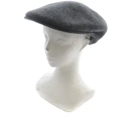 カンゴール KANGOL WOOL 504 ハンチング 帽子 L グレー