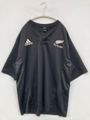 良品古着✨adidas マオリ オールブラックスラグビー 半袖Tシャツ 