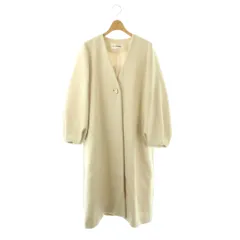 リリーブラウン Lily Brown 23AW コクーンスリーブコート アウター ノーカラー 0 アイボリー /CX ■OSのサムネイル