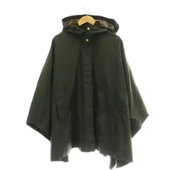 ザラ ZARA WAXED CAPE ケープコート ポンチョ ジャケット M カーキ /DF ■OS ■SHのサムネイル