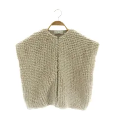 リムアーク rim.ark  23AW Wide shoulder zip vest ジップベスト ニット F ベージュ /MY ■OSのサムネイル