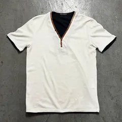 【Archive 00s】 HIDEAWAYS NICOLE ホワイト Vネック Tシャツ お兄系のサムネイル